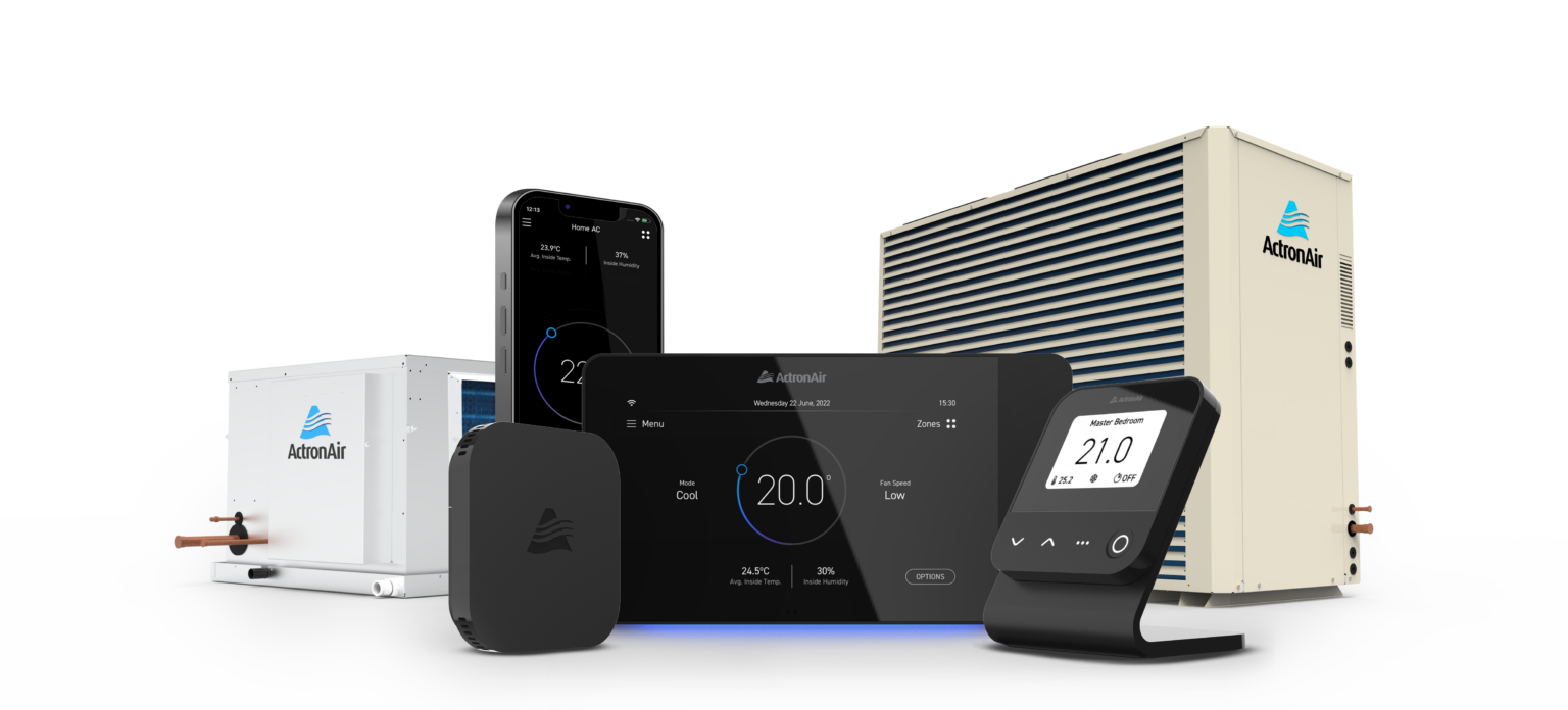 ActronAir indoor units, controllers and the smart phone app
